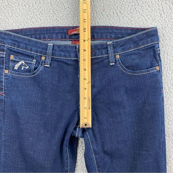 Jordache Women's Vintage Bootcut Dark Wash Jeans Made in USA  |   Size:  31 - Picture 11 of 15